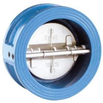 Двухстворчатый обратный клапан Tecofi CB3448 ДУ 250 Ру16 - створки из ковкого чугуна