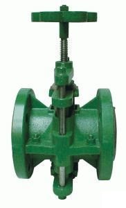 Шланговая пережимная задвижка из чугуна Tecofi VM3200 ДУ40 Ру10