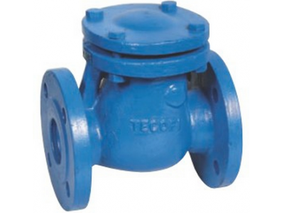 Клапан фланцевый створчатый обратный Tecofi CB3240 ДУ 350 Ру10-16 уплотнение латунь / латунь