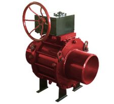 Кран шаровой под приварку "Маршал" 5СП.00 для пара DN-100/80 PN 1,6 Мпа с редуктором