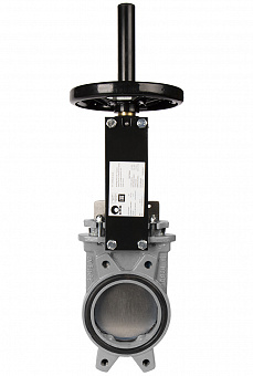 Задвижка шиберная двусторонняя СМО AB-02-HW-E DN125 PN10 нержавеющая сталь, штурвал