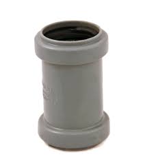 Муфта ПП двухраструбная, (Политэк, Россия) толщ.ст. 1,8мм Дн50