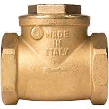 Клапан обратный поворотный Genebre 3180 DN50 PN10 Латунь / Латунь / NBR, вн. резьба