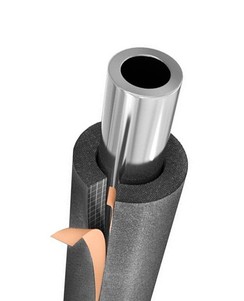 Трубки Energoflex® Super SK самоклеющиеся (отрезок 2м) вспененный полиэтилен, Т до +95˚С, стенка 13 мм Двн18