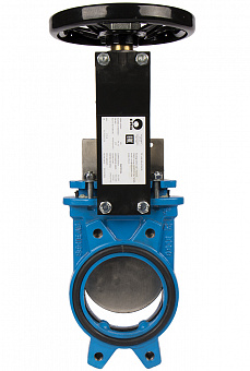 Задвижка шиберная двусторонняя CMO AB-02-HW(N)-E DN350 PN5 нержавеющая сталь, штурвал