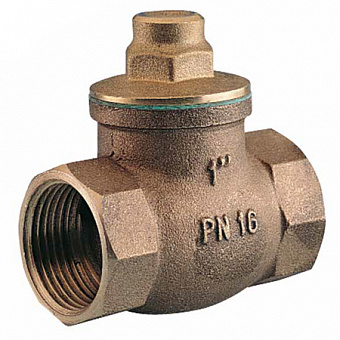 Клапан обратный подъемный Genebre 3187 DN20 PN16, Бронза / Латунь / PTFE, ВР/ВР
