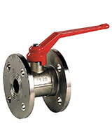 Полнопроходной шаровой кран фланцевый латунный Tecofi BS1240 Ду 65 Ру10/16