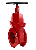 ГРАНАР ф/ф Задвижка с обрезиненным клином с ISO-фланцем под эл. привод (красного цвета) АДЛ ПР Ду50 Ру16 Тмакс=120оС