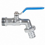 3059 04 DN15 (1/2") PN16 Кран шаровой для шланга GENEBRE, корпус-латунь, уплотнение-PTFE, ручка-рычаг