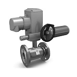 Кран шаровой сталь газ Ду125 Ру16 фл п/эл 09Г2С КШ.Ц.Ф.Э.EnergyGas LD