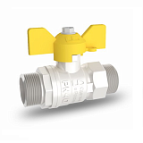 Кран шаровой латунь LD Pride 47.15.Н-Н.Б Gas