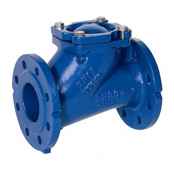 Клапан обратный шаровый фланцевый Genebre 2453 DN50 PN16 корпус-чугун GGG-40 Ф/Ф