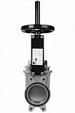 Задвижка шиберная двусторонняя СМО AB-02-HW-E DN50 PN10 нержавеющая сталь, штурвал