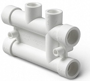 Блок ПП распределительный PRO AQUA на 2 направления (водоснабжение) Дн25-20