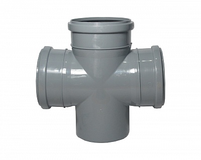 Крестовина ПП 2пл с у/к (Политэк, Россия) л/и толщ.ст. 2,7х2,7х1,8мм Дн110х110х50