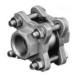 Клапан обратный 277A Zetkama, подъемный, DN025, PN16, Р/Р, корпус - чугун, Тмакс 200°C