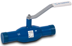 Кран шаровой стальной Temper сварка/сварка стандартнопроходной Серия 282 DN=65 PN=25