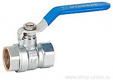 3029 02 DN008 (1/4") PN25 Кран шаровой полнопроходной GENEBRE, корпус-латунь, уплотнение-PTFE, ВР/ВР ручка-
 рычаг