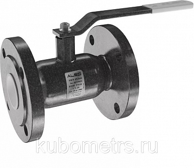 Кран шаровый ALSO КШ.Ф.Р.015.40-01 DN=15 PN=40 фланец/фланец под редуктор, под электропривод редуцированный