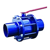 Кран шаровой под приварку "Маршал" 11с67п СП.00 DN-65 PN 2,5 Мпа с рукояткой