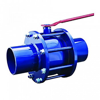 Кран шаровой под приварку "Маршал" 11с67п СП.00 DN-65 PN 2,5 Мпа с рукояткой