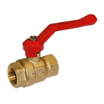 Кран шаровой латунный Крепыш 320 Ду15 м/м рыч ГАЛЛОП