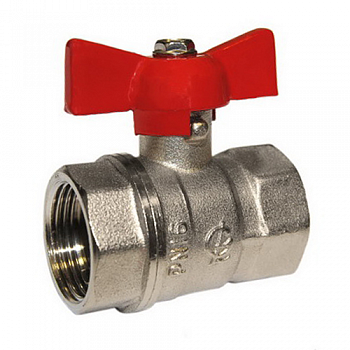 Кран шаровой никель Стандарт230 Ду20 м/м баб ГАЛЛОП