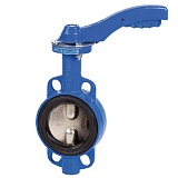 Затвор дисковый поворотный Genebre 2103 DN080 PN16 корпус чугун GG20, диск чугун GGG40, уплотнение EPDM