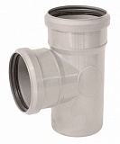 Тройник ПП прямой,  угол 90°, с у/к, (Политэк, Россия) толщ.ст. 1,8мм Дн50х50