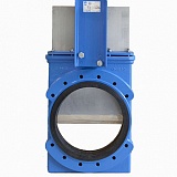 Задвижка шиберная двусторонняя СМО GL-02-ISO-NR DN125 PN10 ISO-фланец, нержавеющая сталь