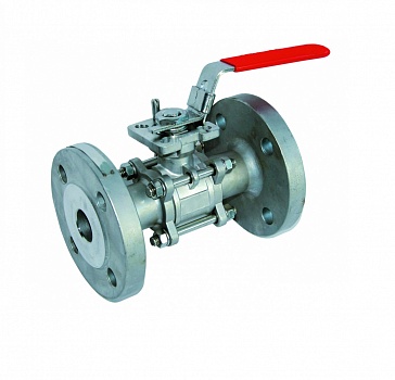 Полнопроходной трехдетальный шаровой кран из нержавеющей стали Tecofi BS6260 Ду 15 Ру 40