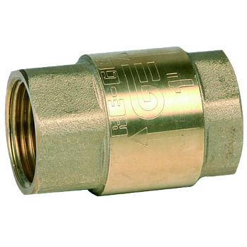 Обратный клапан Genebre 3121 DN25 (1") PN25 корпус-латунь, уплотнение-NBR, ВР/ВР