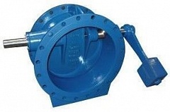 Поворотный обратный клапан с наклонным седлом Tecofi CP4202 ДУ 900 Py10