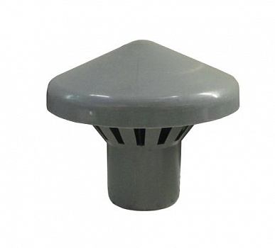 Зонт вентиляционный ПП с уплотнительными кольцами Дн50