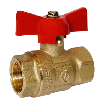 Кран шаровой латунный Крепыш 330 Ду20 м/м баб ГАЛЛОП