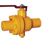 Кран шаровой цельносварной резьбовой "Маршал" 11с67п ЦР муфтовый DN - 65 G=2 1/2” PN 2,5 Мпа