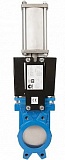 Задвижка шиберная двусторонняя СМО A-02-D/A-M DN125 PN10 нерж.сталь, пневмоприводом двойного действия
