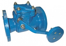 Клапан фланцевый створчатый обратный Tecofi CB3242 ДУ 80 Ру16 уплотнение латунь/резина