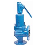 Полноподъемный пружинный предохранительный клапан Tecofi SR5251 Ду 25 Ру40 с рычагом