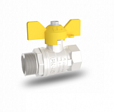 Кран шаровой латунь LD Pride 47.20.В-Н.Б Gas