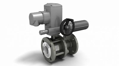 Кран шаровой сталь газ Ду100 Ру25 п/прив п/эл 09Г2С КШ.Ц.П.Э.EnergyGas LD
