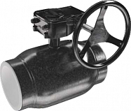 Кран шаровый ALSO КШ.П.Р.RS.400.25-02 DN=400 PN=25 сварка/сварка под редуктор, под электропривод редуцированный