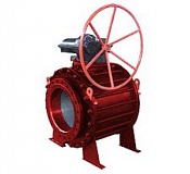 Кран шаровой фланцевый "Маршал" 5СФ.00 для пара DN-200/150 PN 4,0 Мпа с редуктором