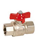 Полнопроходной шаровой кран с ручкой-бабочка с внутренней резьбой Tecofi BS1141 ДУ 3/8