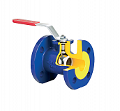 Шаровый кран Zetkama 565A DN065, PN16, ф/ф, корпус GG25, шар латунь, седло PTFE