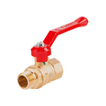 Кран шаровой латунный Стандарт 221 Ду50 м/р рыч ГАЛЛОП