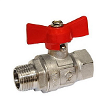 Кран шаровой никель Крепыш 331 Ду15м/р баб ГАЛЛОП